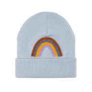 Merino Bonnet, bleu clair arc-en-ciel 1-3ans