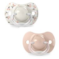 Lot de 2 Sucettes Symetriques Sxpro Birdies Rose 0-6 mois
