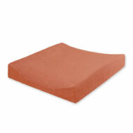 Housse coussin 50x75cm brique