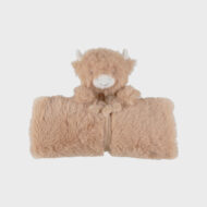 Doudou XXL en Veloudoux® beige écru - Fluffy Cow