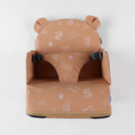 Rehausseur chaise déperlant, caramel