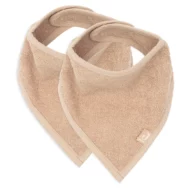 Bavoir Bandana - 2 pc - biscuit