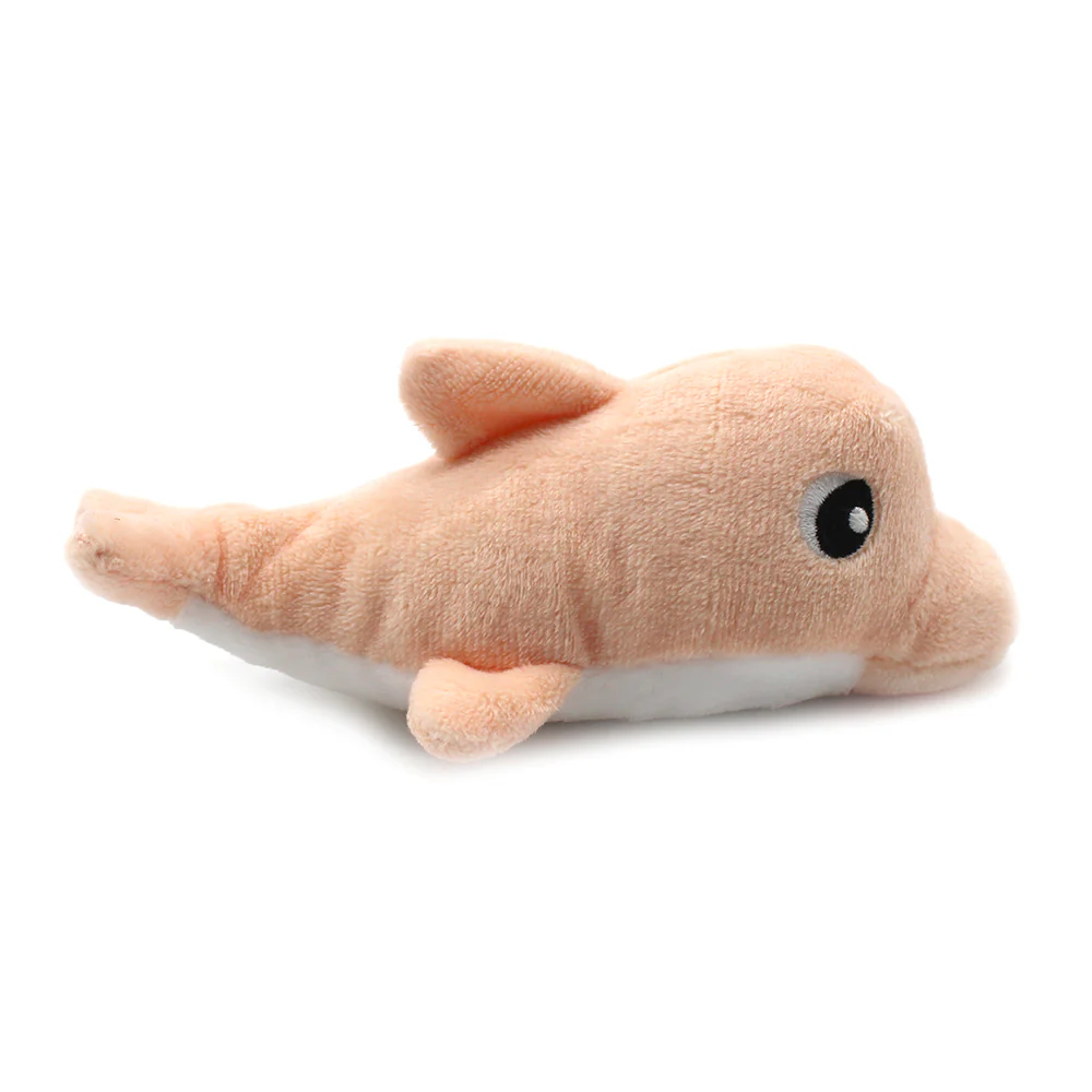 Peluche dauphin Tofou maman et son bébé rose - Les Ptipotos – Image 3