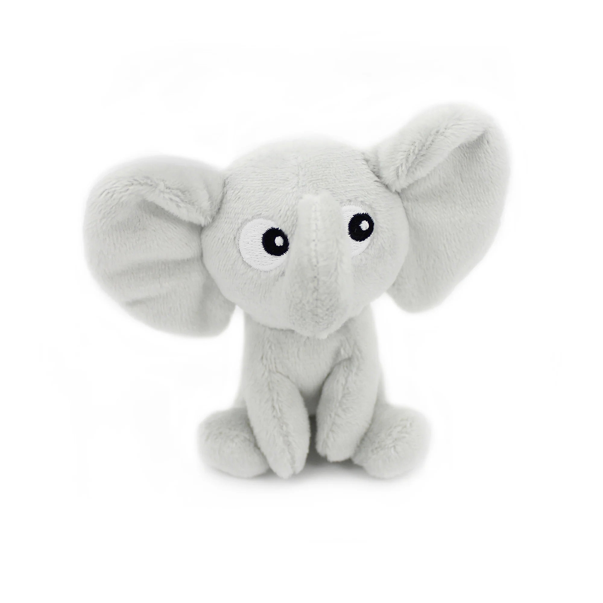 Peluche éléphant Dimoitou maman et son bébé gris clair - Les Ptipotos – Image 5