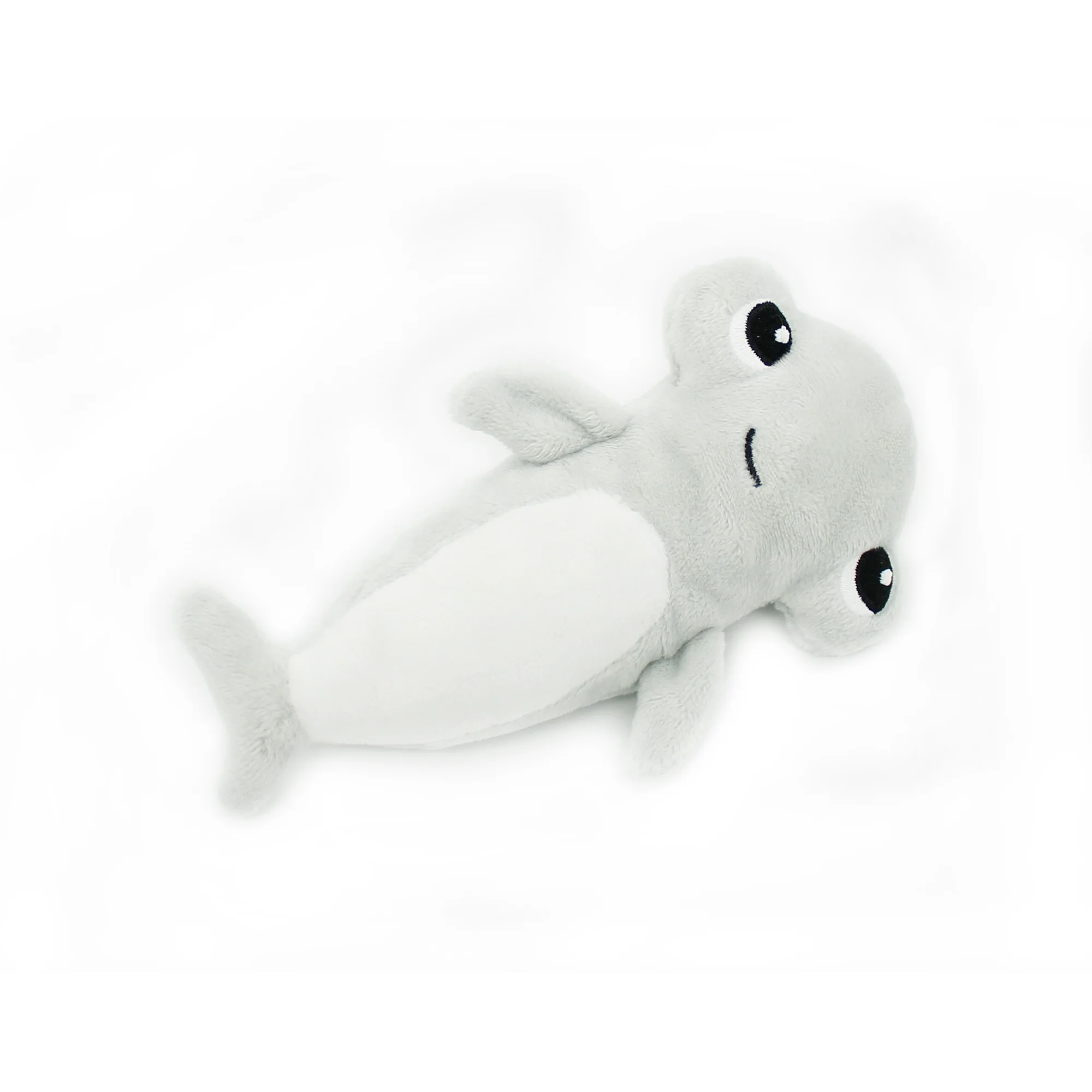 Peluche requin marteau Clou maman et son bébé gris clair - Les Ptipotos – Image 5