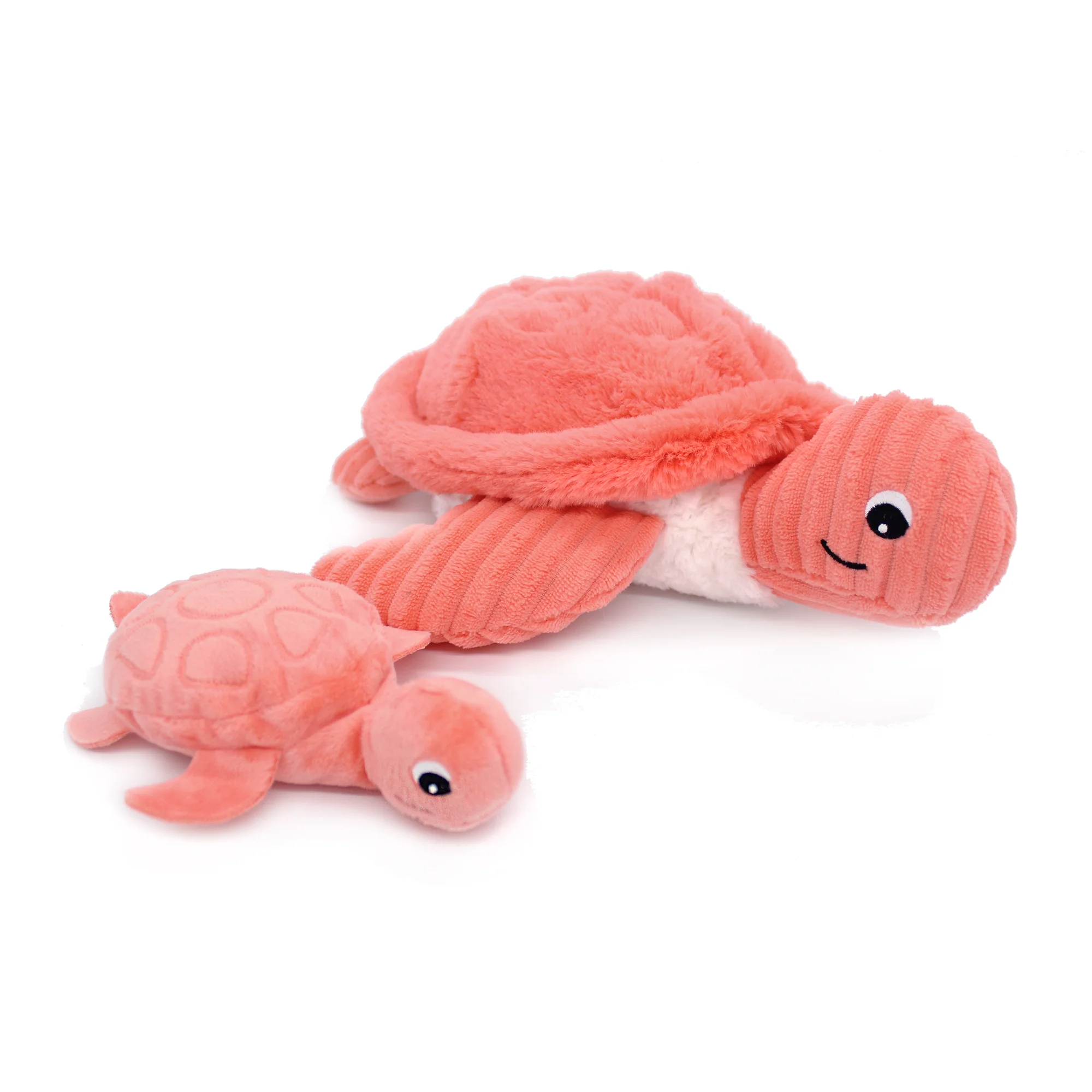 Peluche tortue Sauvenou maman et son bébé corail - Les Ptipotos – Image 3