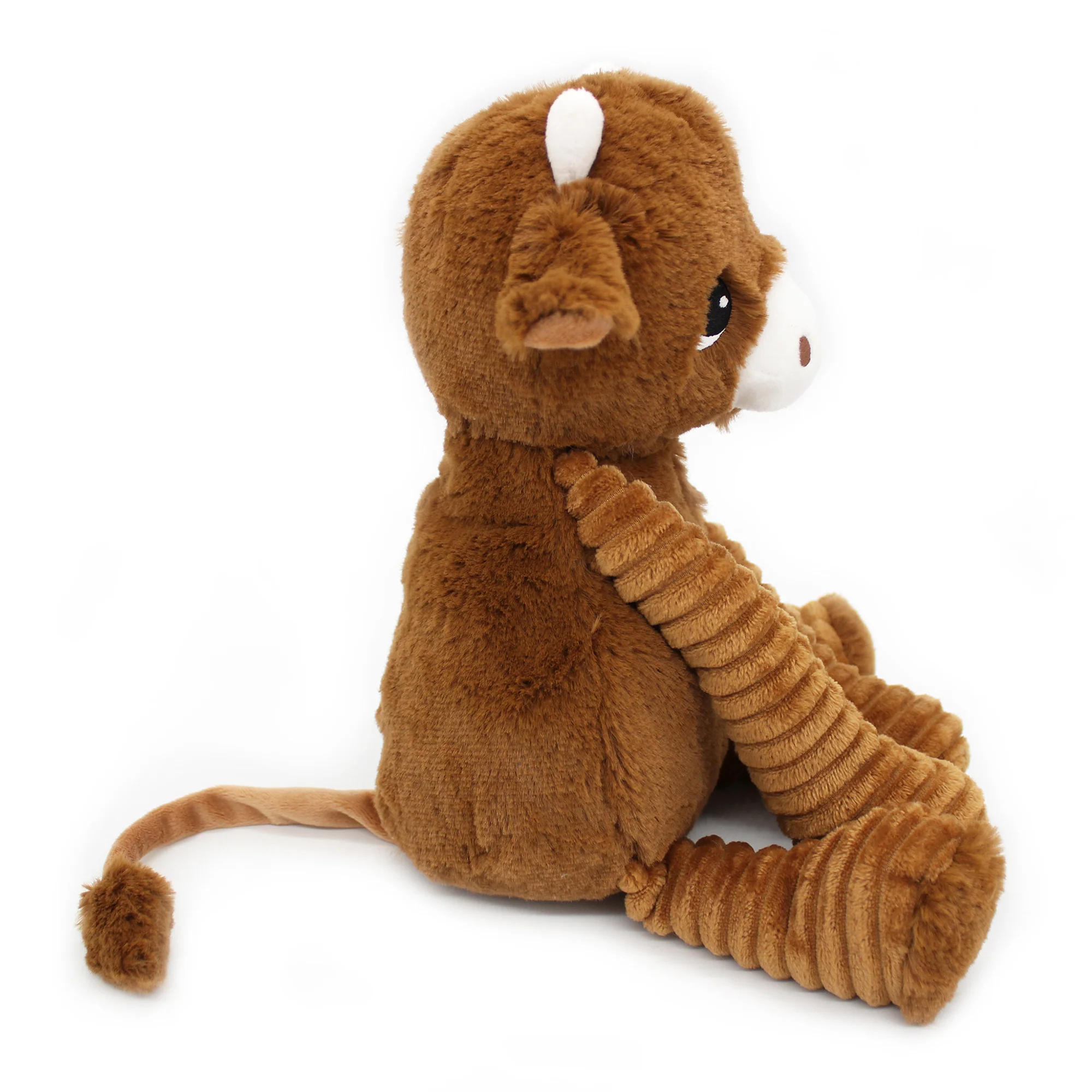 Peluche vache Hindou maman et son bébé marron cassonade - Les Ptipotos – Image 3