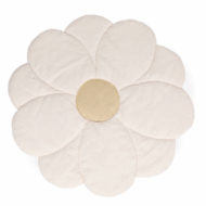 Tapis d’éveil 110cm Fleur blanc cassé