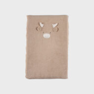 Matelas à langer + housse en éponge beige fluffy vache