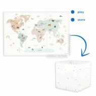 Tapis de jeu dalles - carte du monde