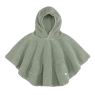 Poncho de voyage 9-36m Teddy + Pady jersey vert