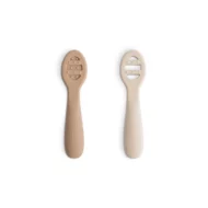 Cuillère d'apprentissage ivoire/beige