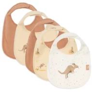 Bavoir Jersey Imperméable - Kangaroots - 5 Unités
