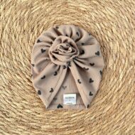 Turban noeud coeur - XS (0-3m)