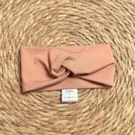 Bandeau croisé pêche - S (6-12m)