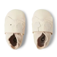Chaussons souples chaton beige - S (9,5cm - 10,6 cm)