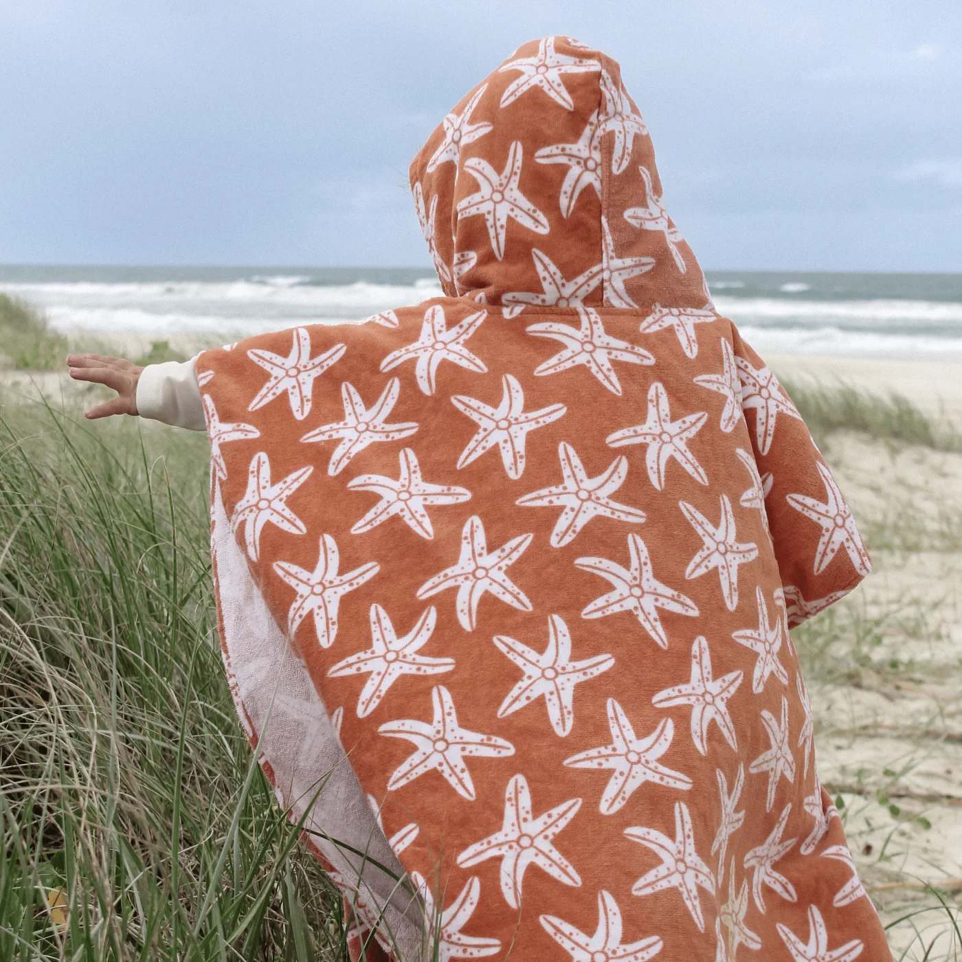 Poncho de Plage - Orange - Seastar – Image 5