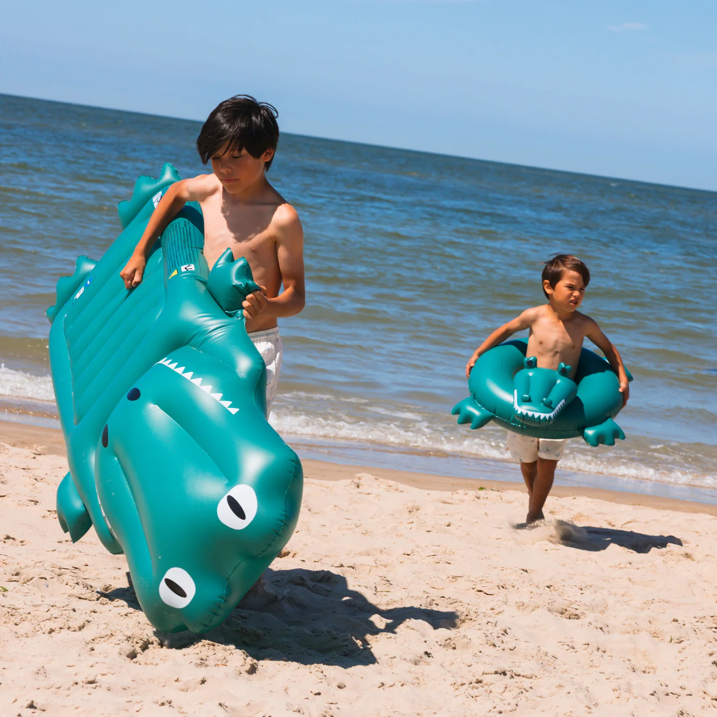 Bouée Crocodile - Vert - Ø 65 cm – Image 3