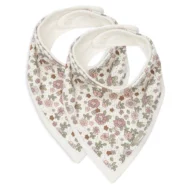 Bavoir Bandana - Retro Flowers