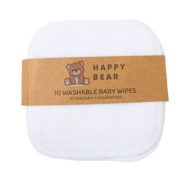 Lingettes pour bébé, lot de 10, en coton