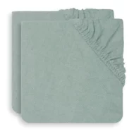 Housse matelas à langer Éponge 2pcs - Ash green