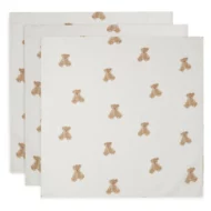 Lange gaze de coton 70x70cm - Teddy Bear
