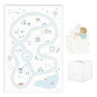 Tapis de jeu dalles - route et village