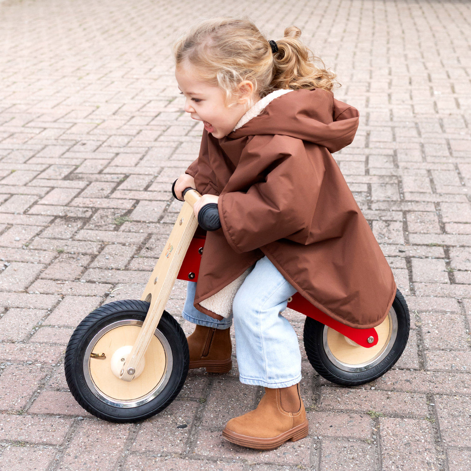 Poncho de voyage 9-36m Waterproof + teddy choco – Image 3