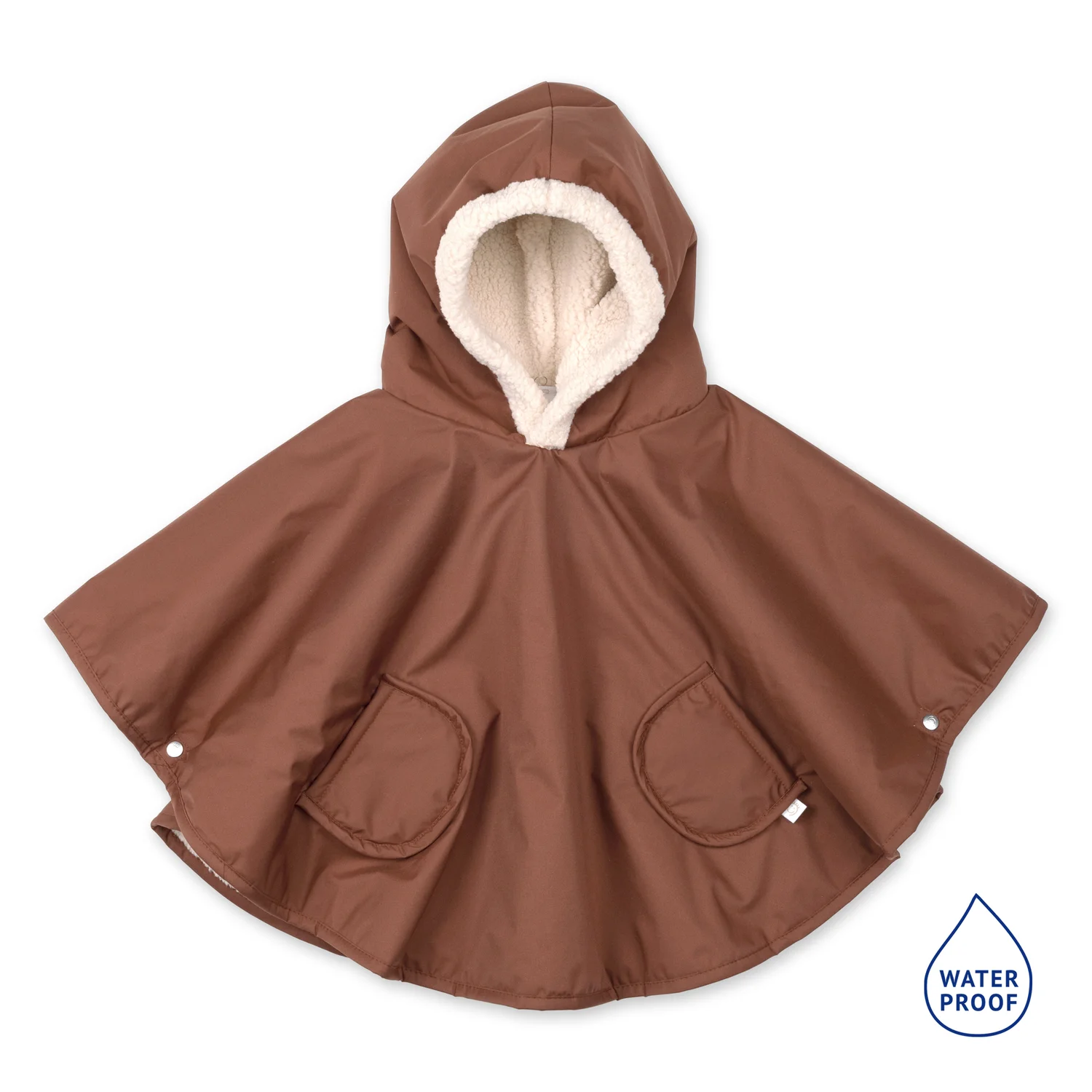 Poncho de voyage 9-36m Waterproof + teddy choco