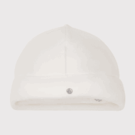 Bonnet naissance bébé en velours uni - 1-3 mois (36 cm)