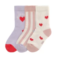 Chaussettes Coeurs - rose - 15-18 (4-12 mois)