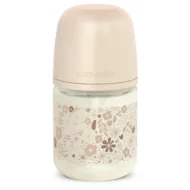 Biberon Verre Tetine Sxpro S Wonderland Lapins Beige 120 ml
