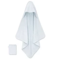 Cape de bain 90x90cm éponge - glacier